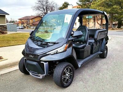 2026 Club Car CRU Black | Street-Legal 6-Passenger Lithium LSV - $34,960