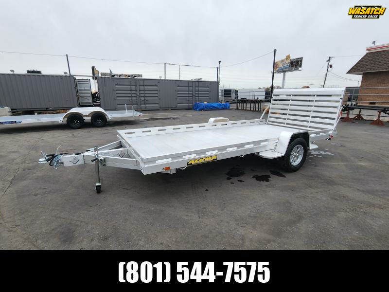 NEW MODEL: 2026 Aluma 8015 TG with Brake (7X15) Utility Trailer