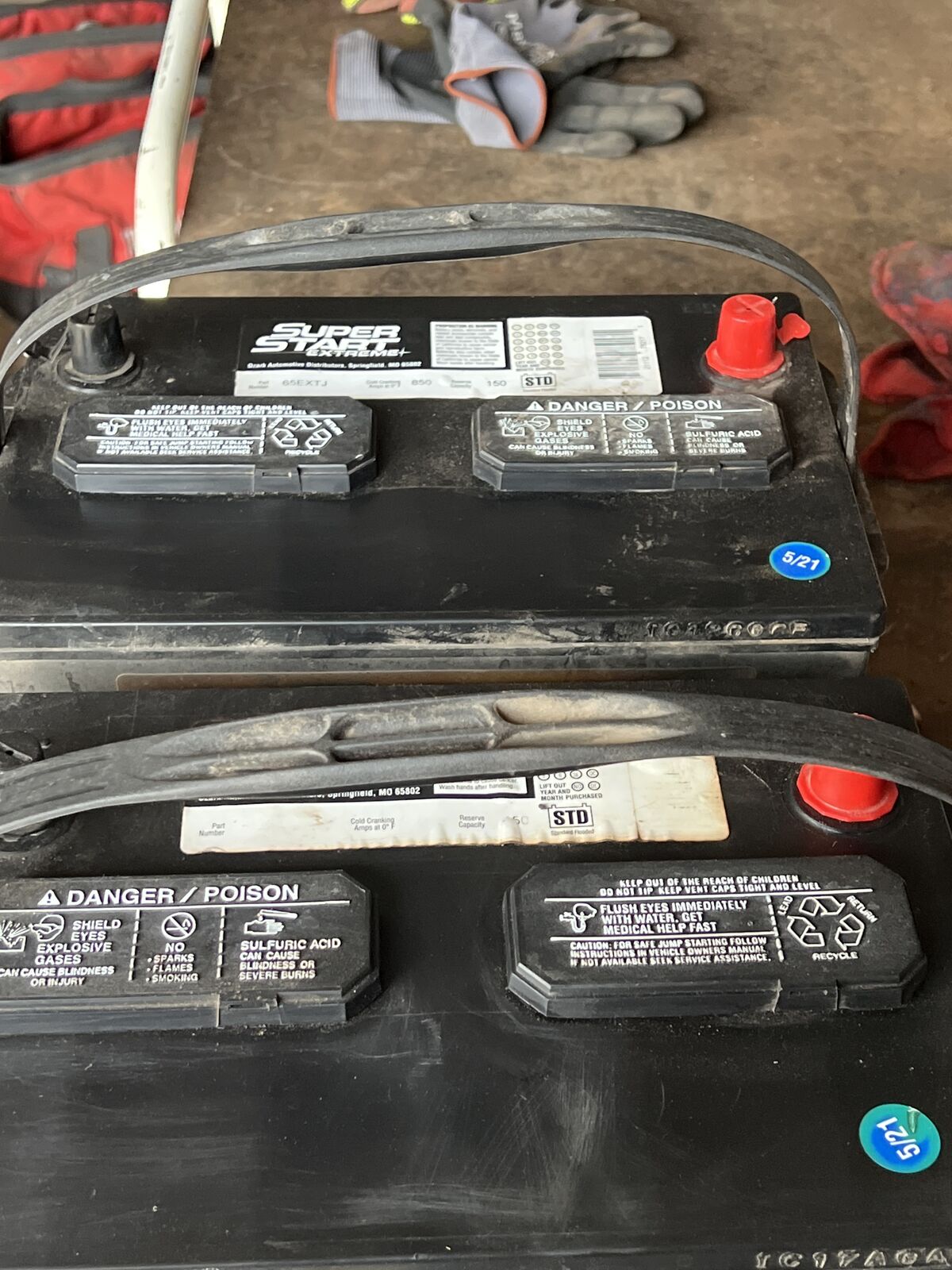 Truck batteries