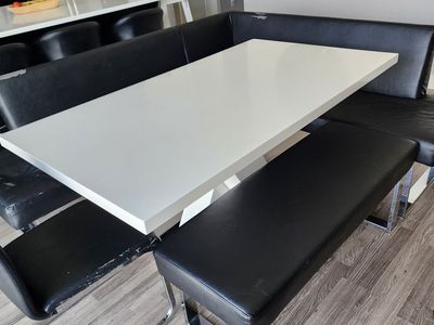 Dining table.