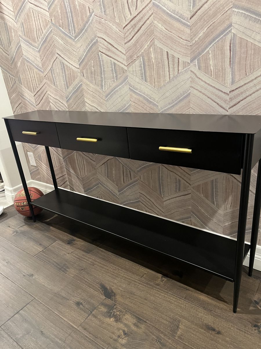 West Elm console table