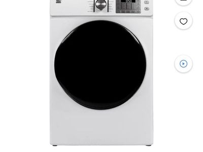 Kenmore 8.0 cu. ft. Electric Front Load Dryer w/ Steam - White