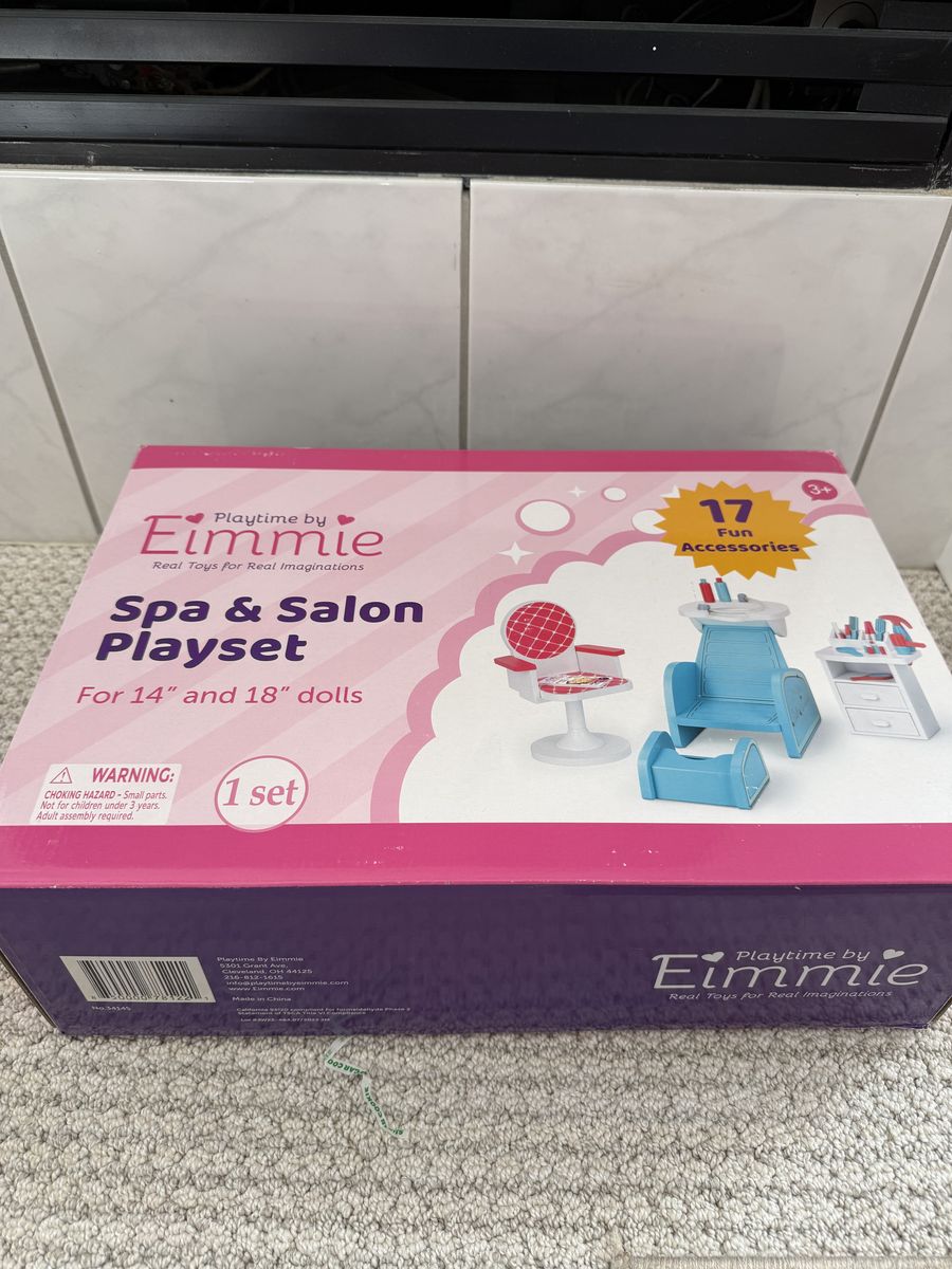 Spa And Salon Playset For 14-18 Inch Dolls