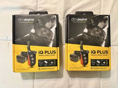 2 Unopened Dog Training Collars (connectable)