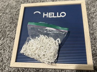 Peg Letter Board