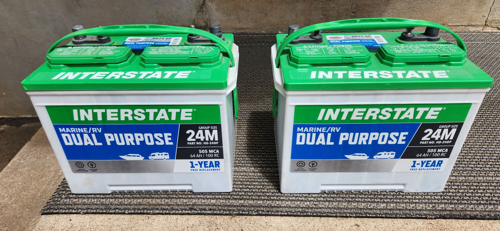12v deep cycle rv/marine batteries 2025, like new.  Changed them out for lithium.