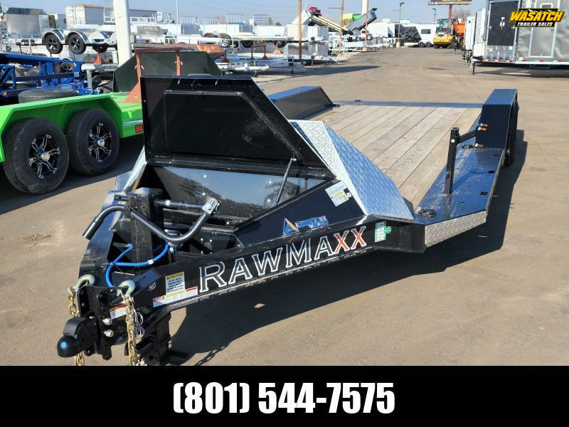 2026 RawMaxx 18' SLX 10K Car Hauler Flatbed Trailer