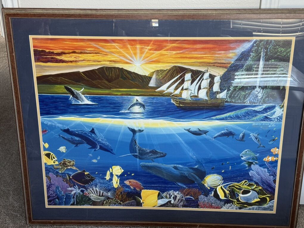 Sea Life/Pirate Canvas Print