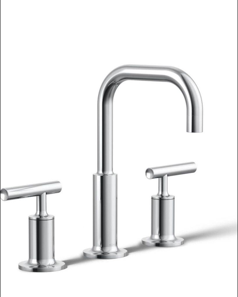 2 Set-NEW Kohler Purist Widespread Bathroom Faucet
