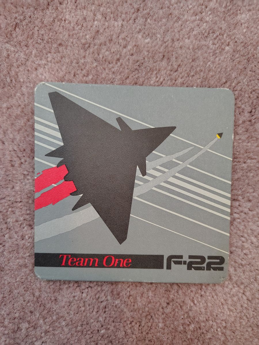Vintage f22 raptor coaster