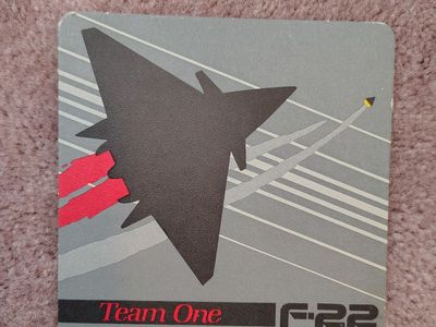 Vintage f22 raptor coaster