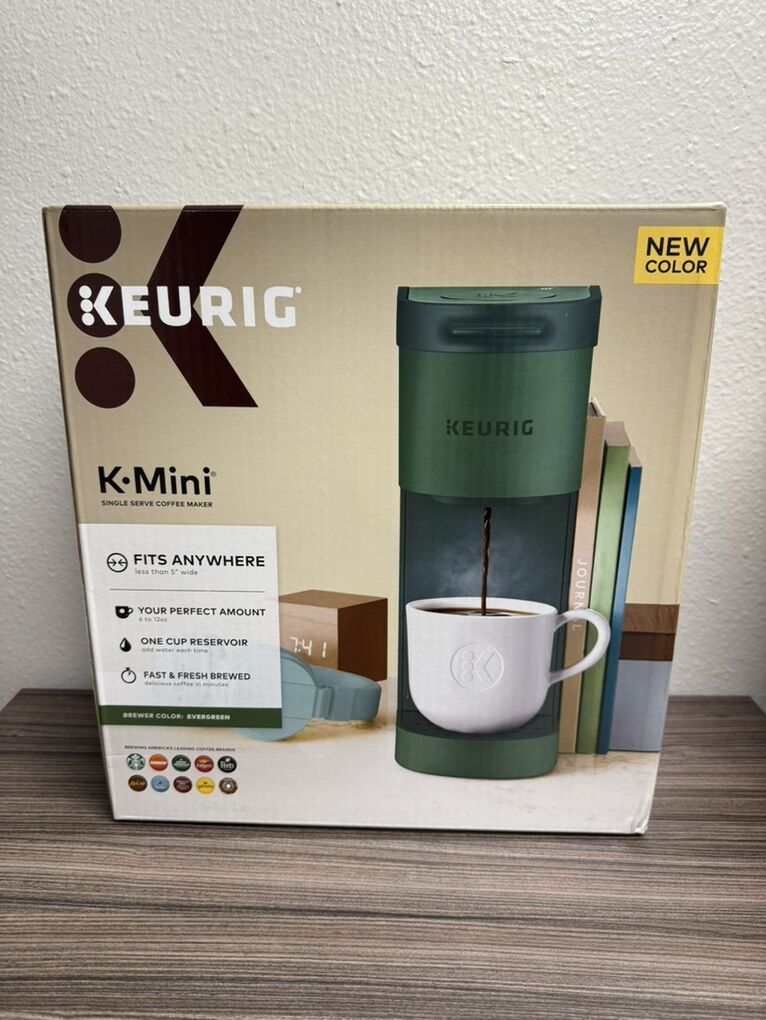 Keurig K-Mini Single Serve Coffee Maker Evergreen