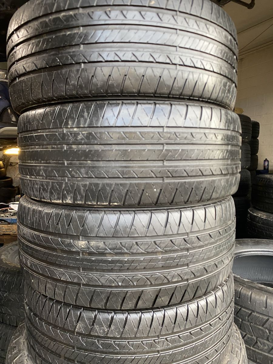 4 TIRES DOUGLAS P225-45-18 80%  TREAD FREE INSTAL