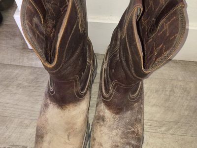 Durango Men's 10.5W Brown Pull-On Work Boots with Oil & Slip Resistant Outsole