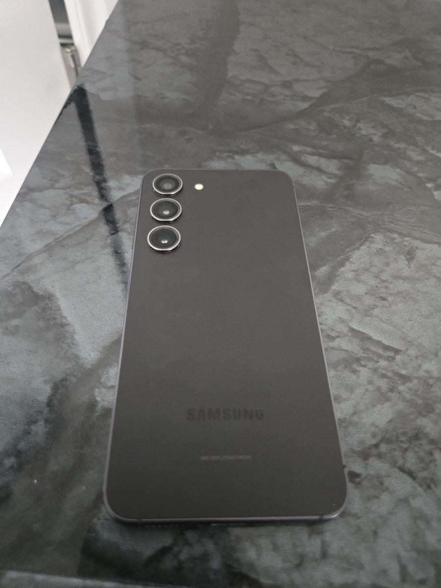 Samsung Galaxy S23 unlocked, black.