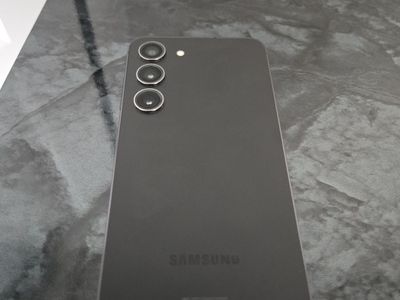 Samsung Galaxy S23 unlocked, black.