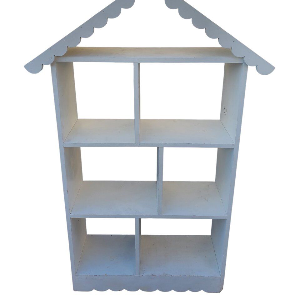 Cute White Dollhouse Bookcase
