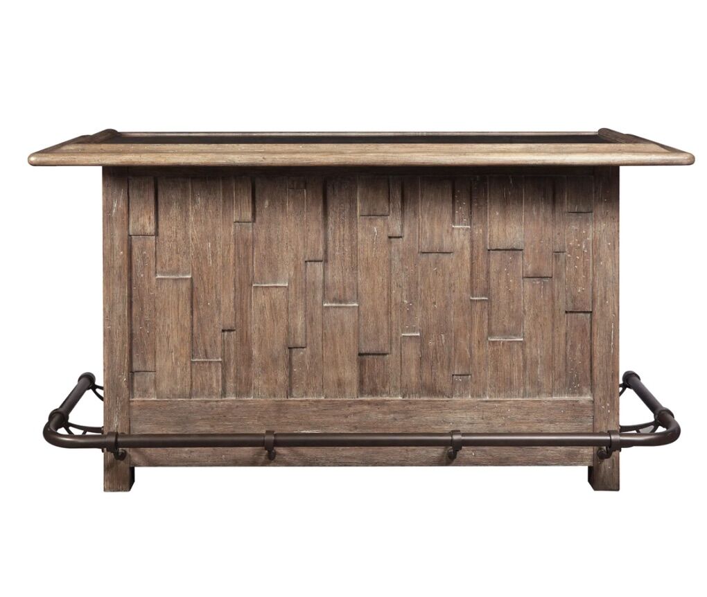 Rustic Bar Base And Bluestone Top