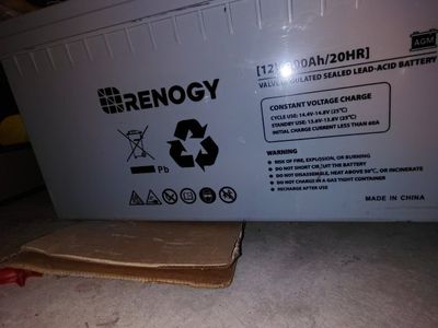 Renogy 12V 200Ah Deep Cycle AGM Sealed Lead Acid Battery