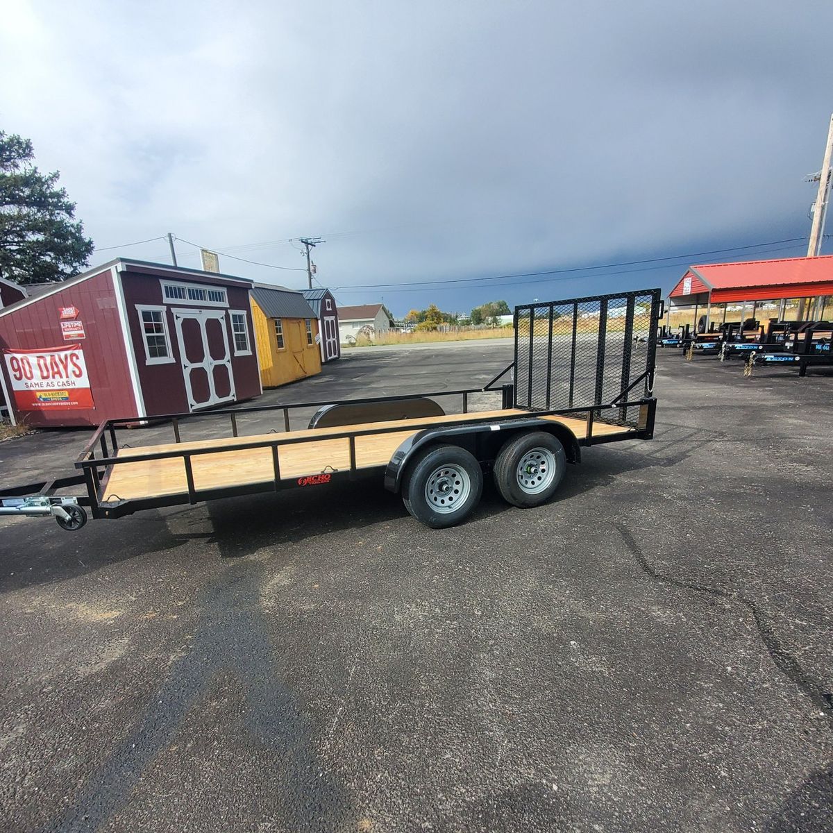 2026 7x16 tandem 7700lbs utv atv