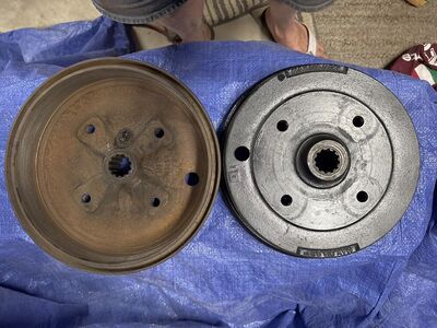 2 Rear VW Drums 4 Lug That Fit A Swing Arm