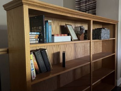 Large solid wood bookcase