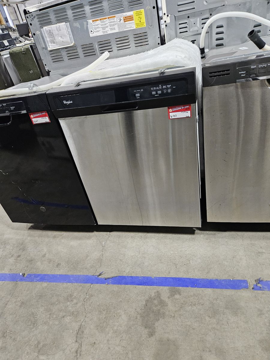 Whirlpool Stainless Steel Dishwasher - Used, Good Condition