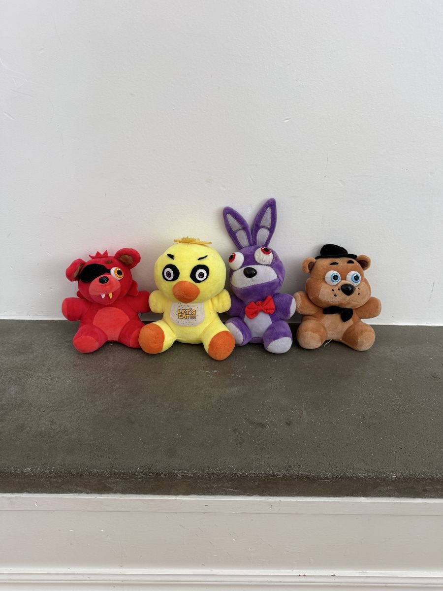 Five Nights at Freddy's Plush Set - Freddy, Bonnie, Chica, Foxy
