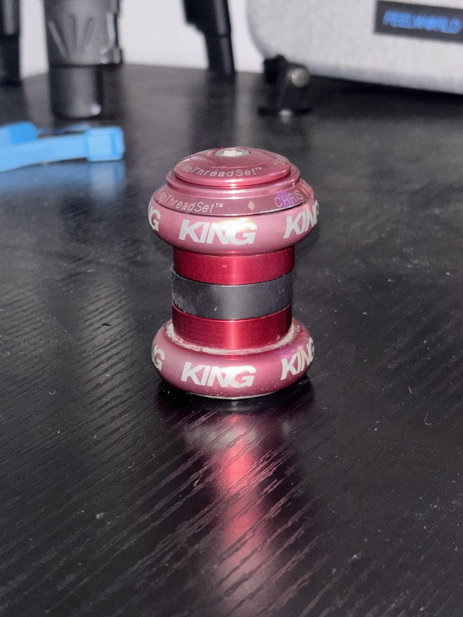 Red Anodized Chris King Headset