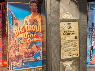 John Carpenter Big Trouble in Little China VHS Tape