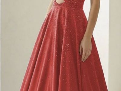 Red Formal A-Line Dress New with Tags