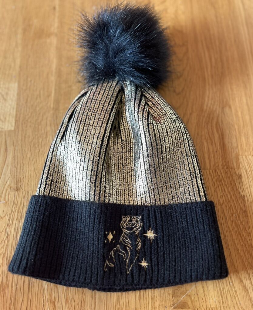 NEW One Size Gold And Black Disney Tiger Hat.