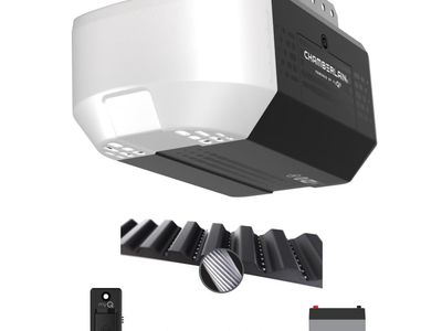 Chamberlain 1/2 HP Belt Drive Smart Garage Door Opener with Battery Backup, 1-Bulb Lighting, and myQ Connectivity