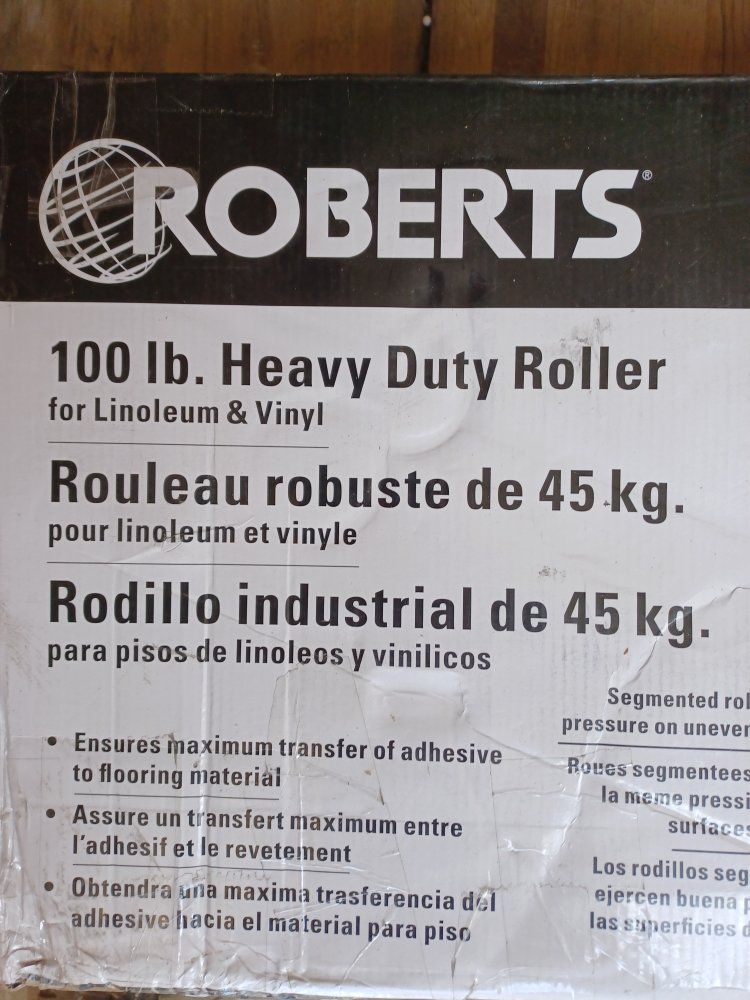 ROBERTS 100 lb. Heavy Duty Roller for Linoleum & Vinyl Flooring Installation