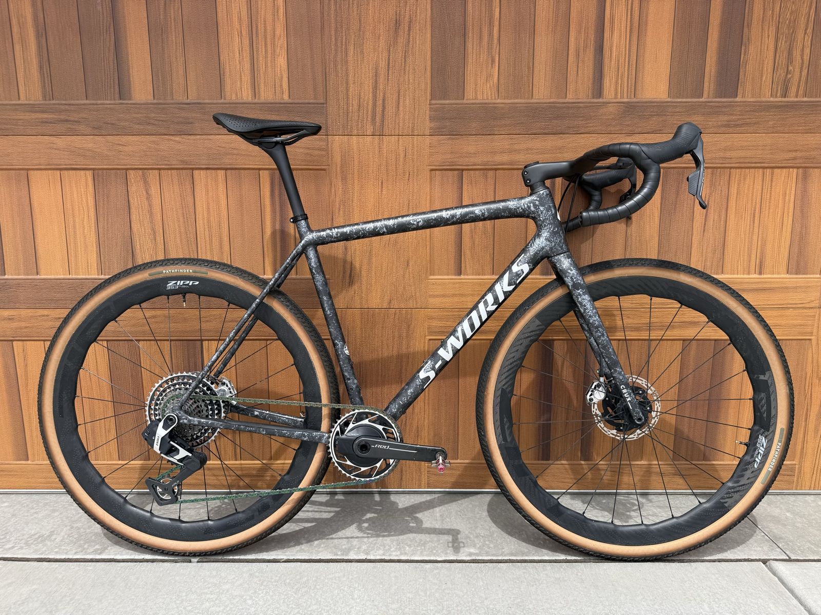 2025 Specialized S-Works Crux 56cm Gravel Bike with SRAM Red eTap AXS and Zipp 353 NSW 