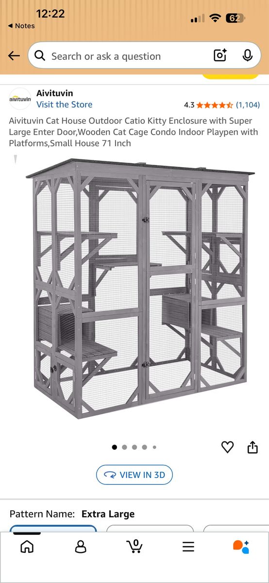 Cattio cat enclosure