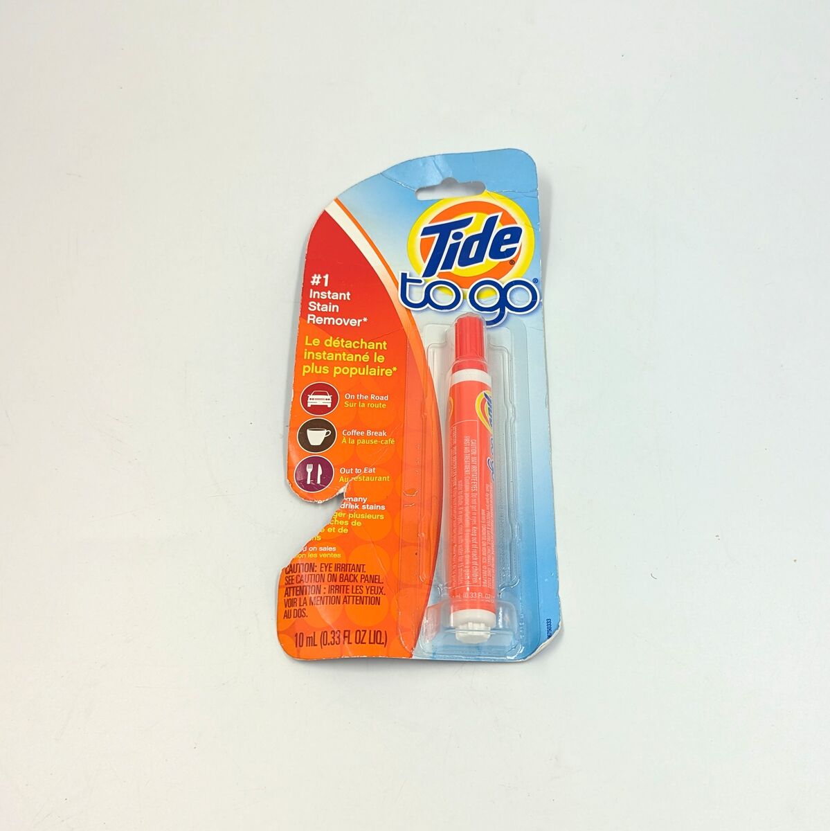 Tide To Go Instant Stain Remover Pen Travel Size Clothing Cleaner 10ml - Sealed