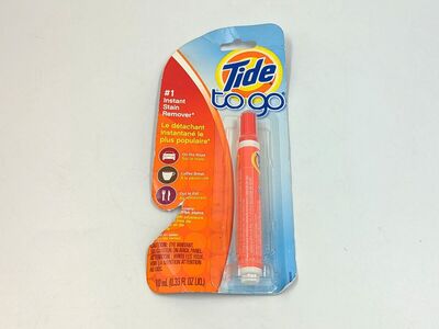 Tide To Go Instant Stain Remover Pen Travel Size Clothing Cleaner 10ml - Sealed
