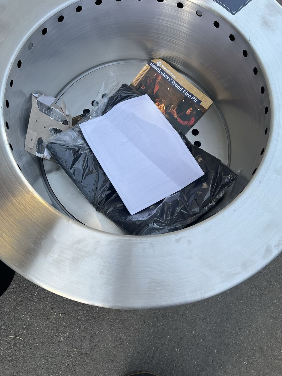 Members Mark Smokeless Wood Fire Pit