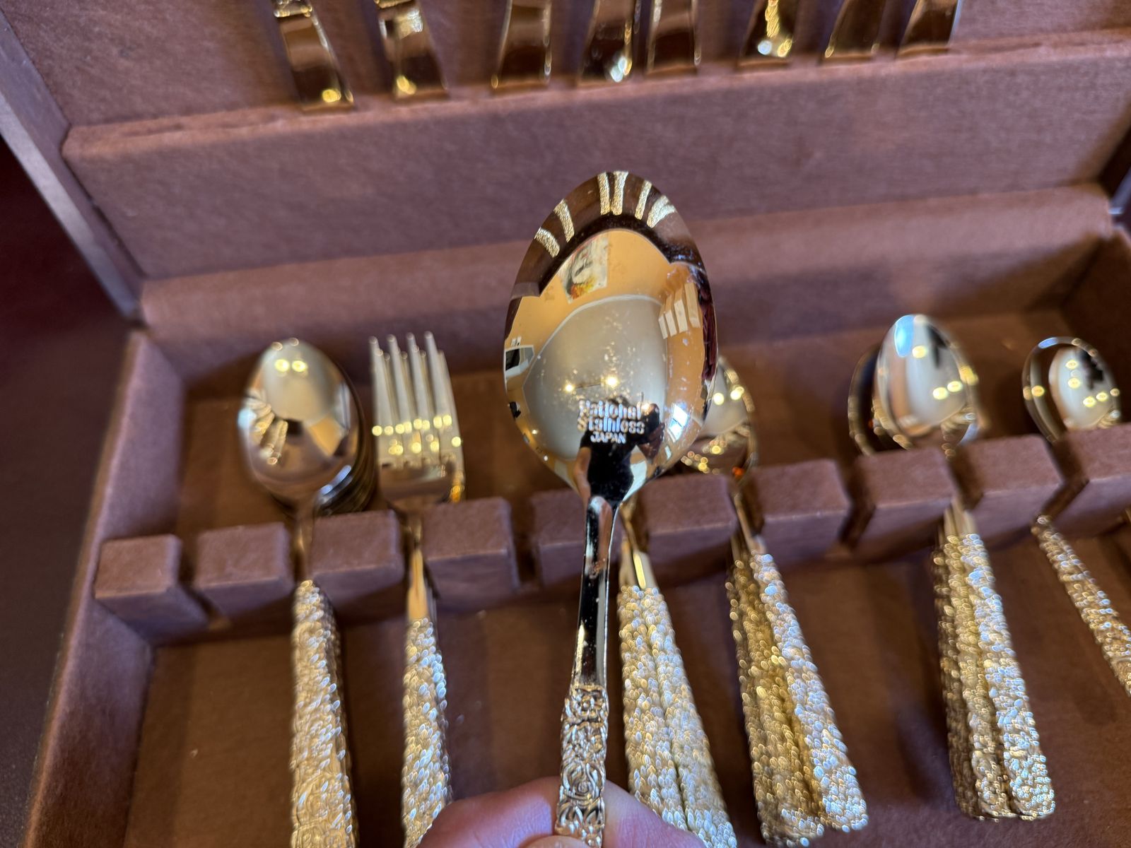 National Stanless Japan rare vintage flatware? 50 piece set!