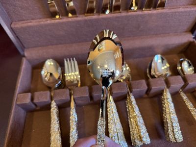 National Stanless Japan rare vintage flatware? 50 piece set!