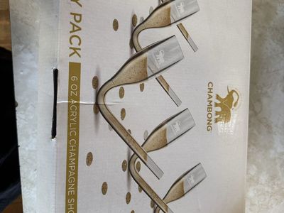 Chambong Party Pack Acrylic Champagne Shooters Set of 5