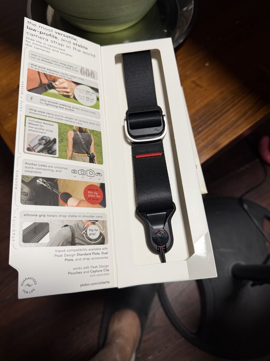 Slide Lite Peak Design Camera Strap