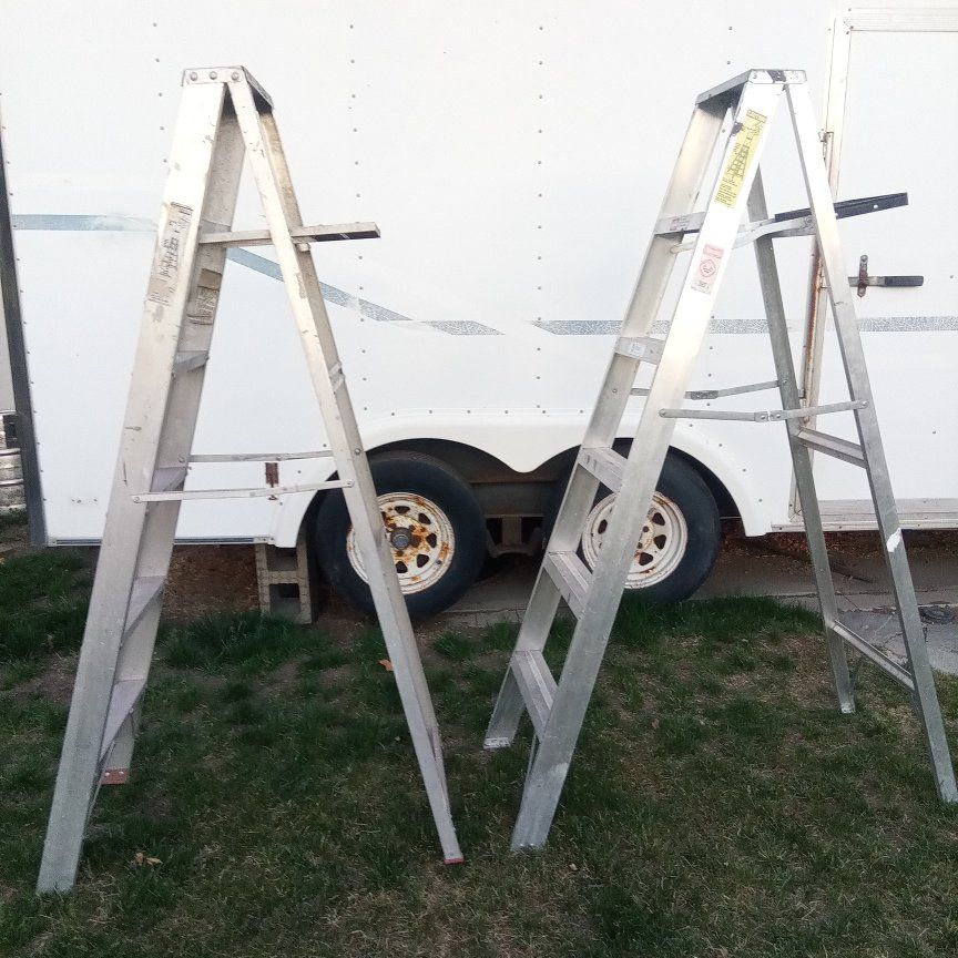 6' A-Frame Aluminum Ladders