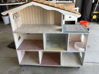 Wooden Barbie Playhouse