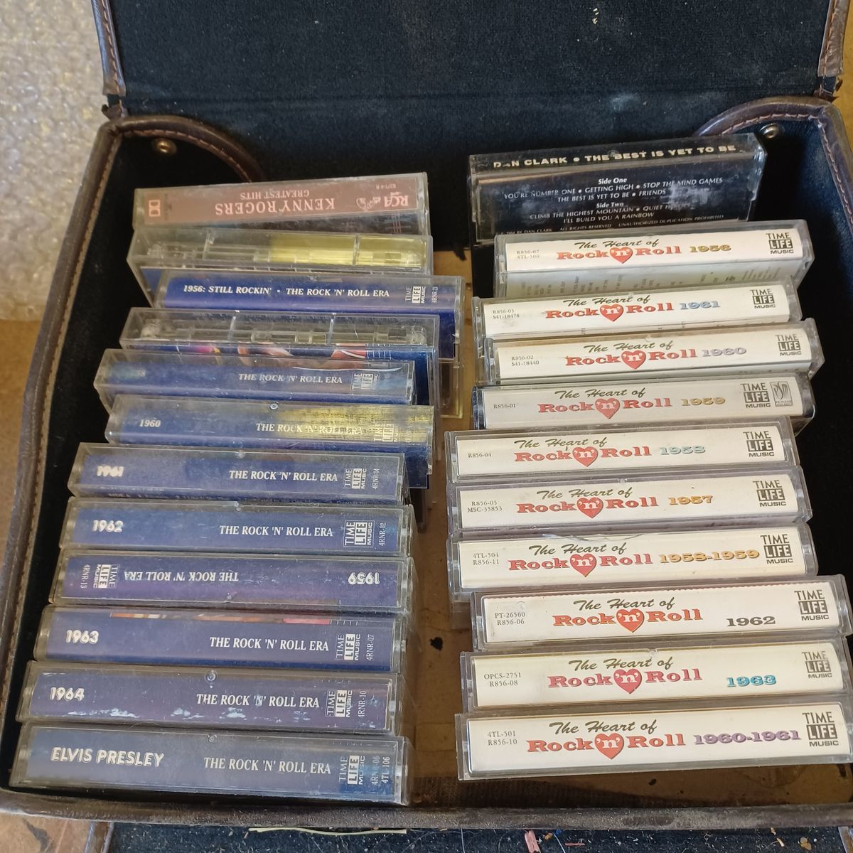 Rock and Roll cassette tapes