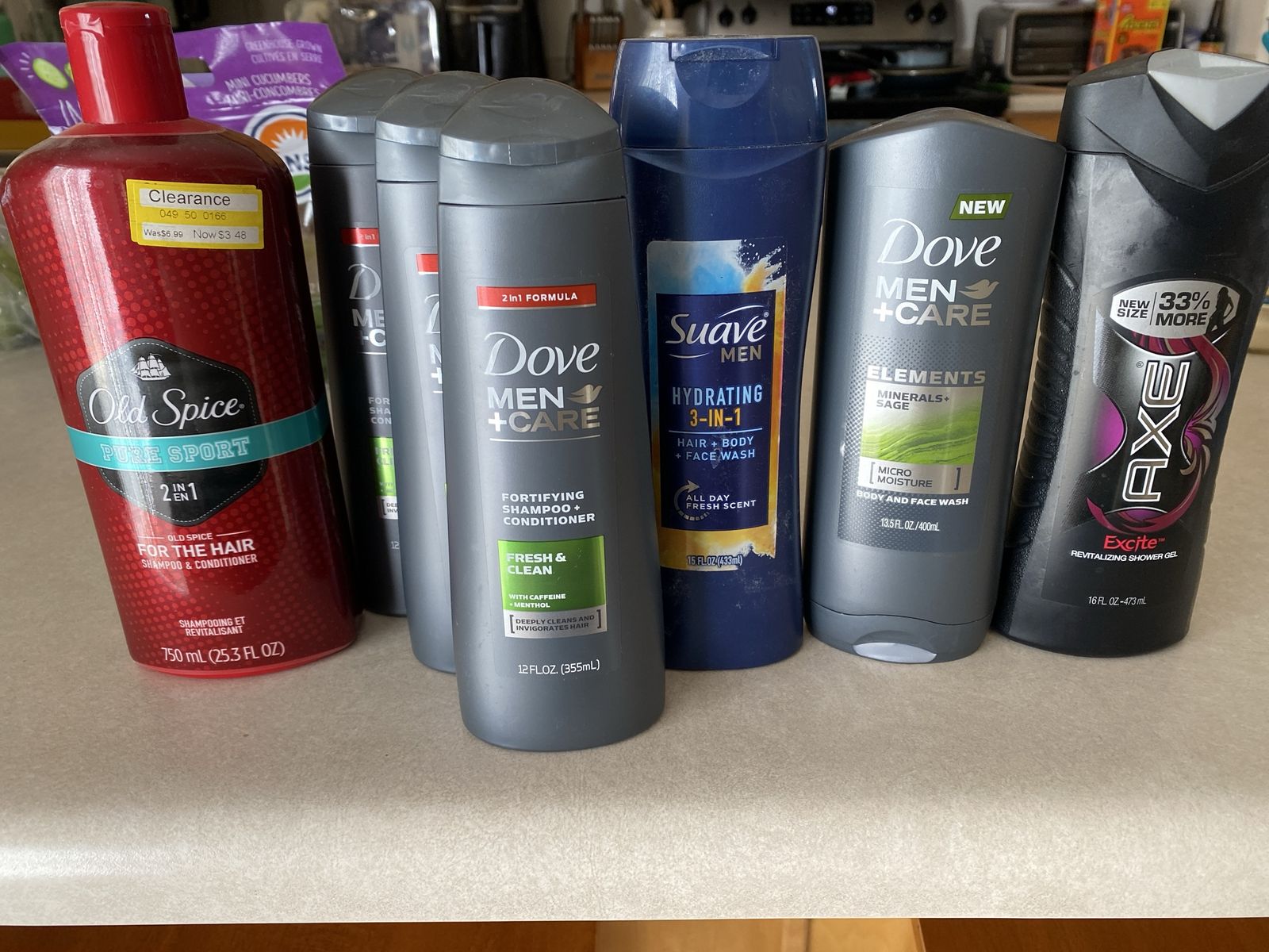 Men’s hair and body product