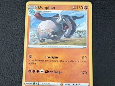 Pokémon TCG Donphan 092/195 Silver Tempest Card