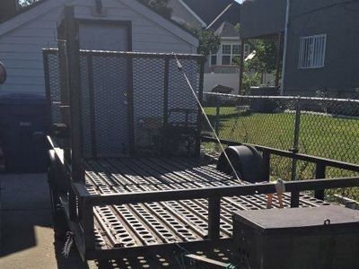 Utility Trailer - 6-12 with High Sides and Storage Box, Perfect for Hauling 700 OBO