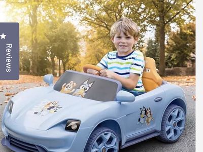 Bluey 12 volt Battery Convertible Car